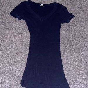 Blue shirt sleeve shirt. Small